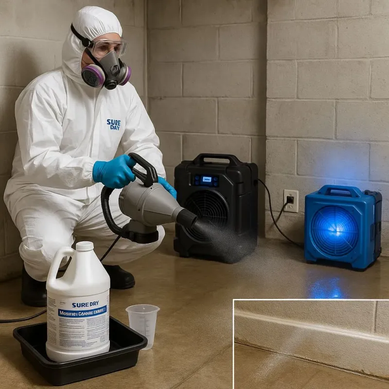 Sanitization and Odor Removal process in Mountain Home, NC