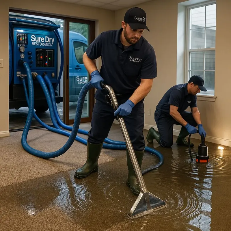 Water Extraction and Removal process in Mountain Home, NC